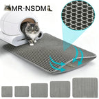 Cat Litter Mat Large Size Waterproof Toilet Cat Trapping Mat Non Slip Double Layer Cats Litter Box Pad Pet Product