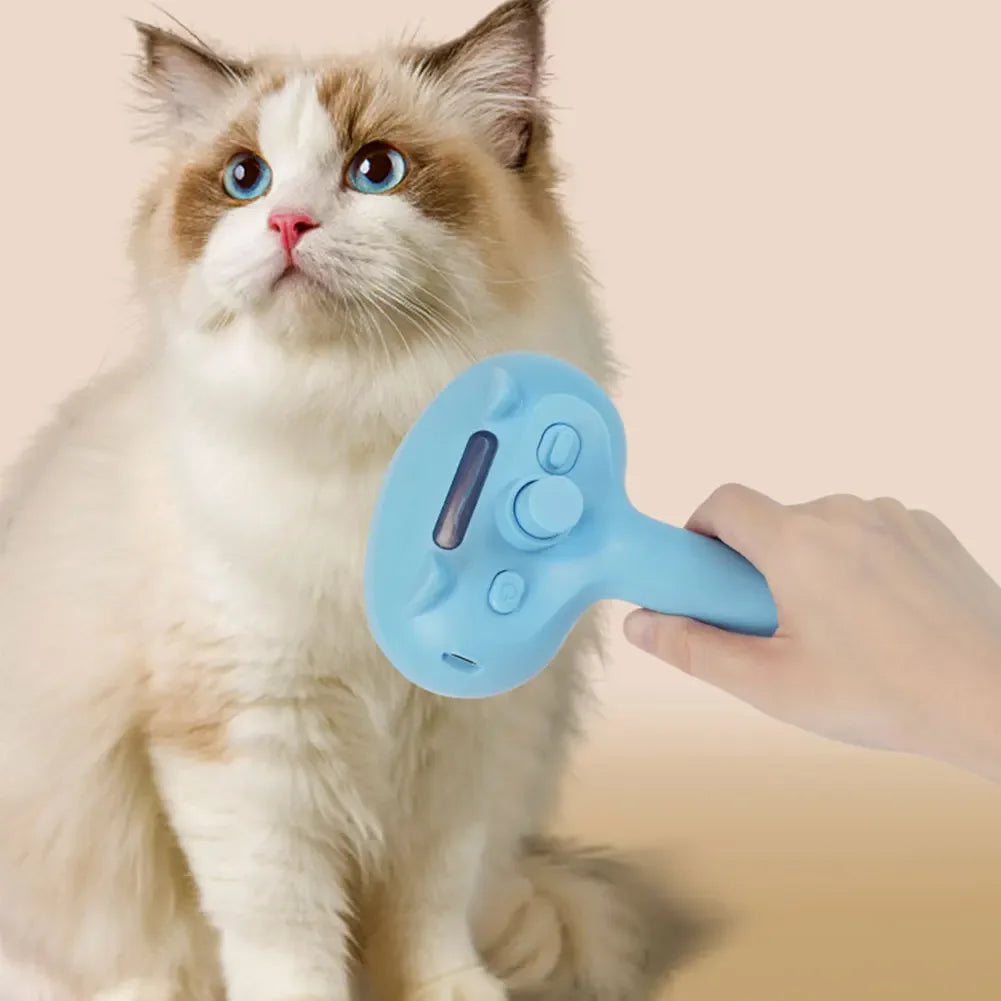 Self-cleaning Pet Hair Remove Comb Multi-Function Electric Spray Steam Brush For Cats Grooming Brushes Dog Combs Pet Supplies