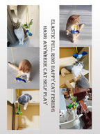 Simulation Chirping Bird Cat Toy Self Amusing Cat Teaser Stick With Catnip Sound Bird Pet Chew Toy Interactive Cat Plaything
