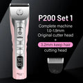 Fenice Sakura Pink Dog Hair Cutting Machine 5000mA Capacity Cordless LCD Screen Pet Dog Grooming Clipper Rechargeable Shaver Set