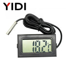 Mini LCD Digital Thermometer Hygrometer | Dual Probe Temperature Humidity Monitor