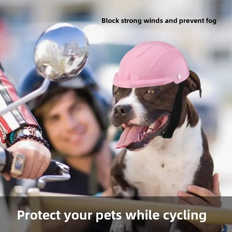 Pet Hard Hat Helmet for Cat Dog Headgear Pet Locomotive Hat Headgear Pet Toy Hat Pet Helmet for Football Games Safety Dog Caps