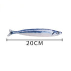 New Design Plush Fish Cat Toy Durable Bite-Resistant Interactive Toy Catnip Stuffed Pet Plaything