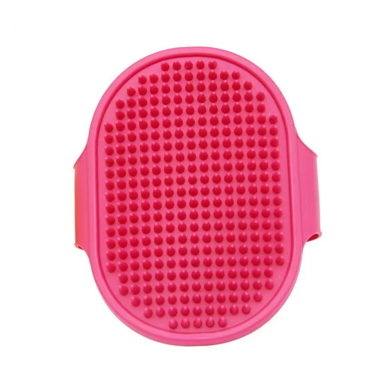 Silicone Pet Bath Brush Soft Rubber Dog Cat Massage Comb Hair Remover Puppy Kitten Grooming Washing Cleaning Supplies