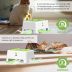 Automatic Pop-Up Rechargeable Feather Toy for Cats Dogs Interactive Playing Kitten Training Pet Supplies