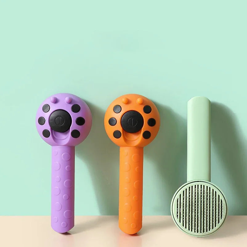 Pet Comb Cat Dog Brush Hair Removal Stainless Steel Needle Comb Hair Cleaning Beauty Skin Care Pet Dog Grooming Brushes Supplies