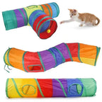 Foldable Cat Tunnel Toy – Breathable Indoor Play Tunnel for Cats