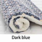 Flannel Pet Sleeping Mat – Soft, Washable, Durable Dog Bed