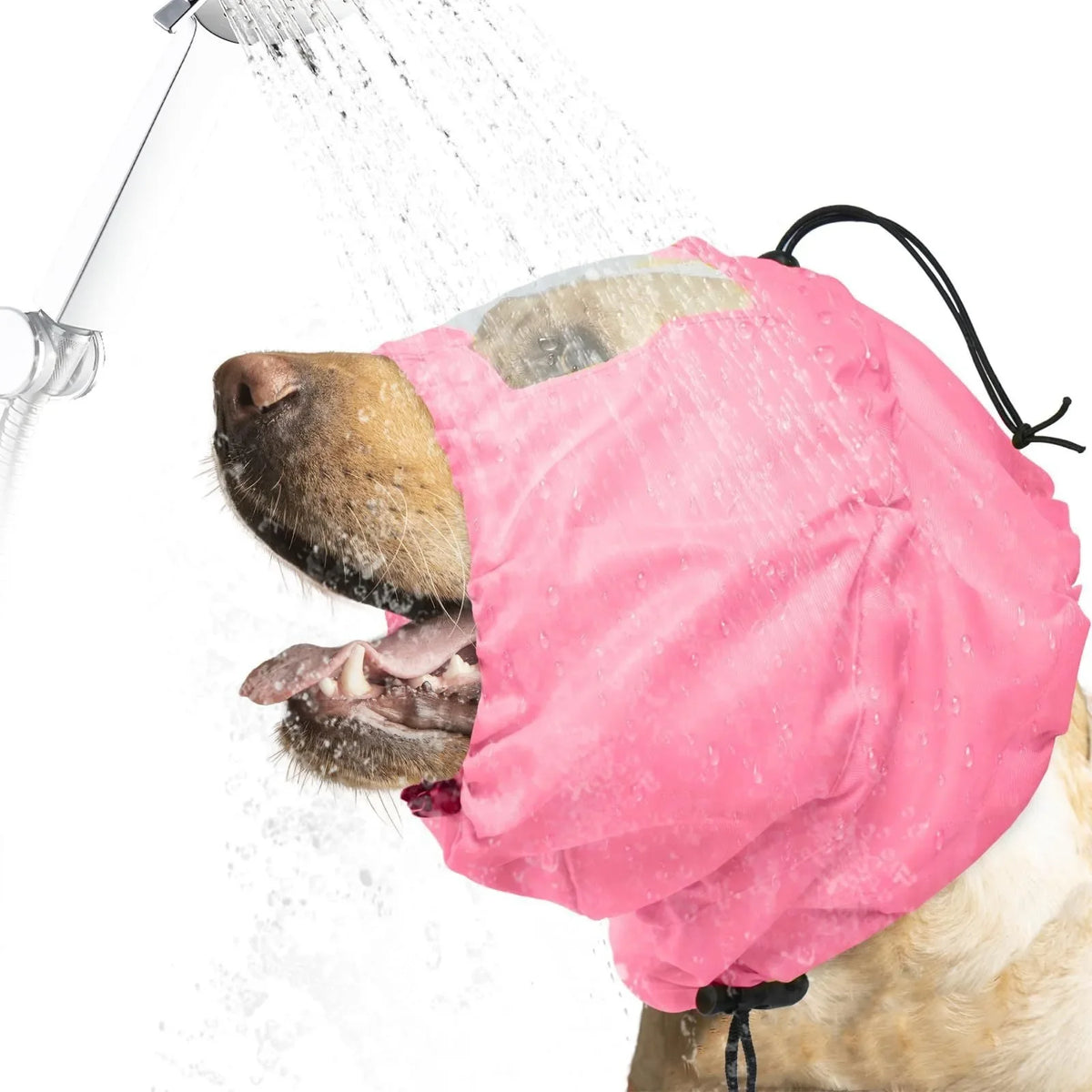 Dog Bathing Cap Waterproof Swimming Headgear Pet Ear Water-proof Head Cover Protective Earmuffs Adjustable Rope Small Medium Dog