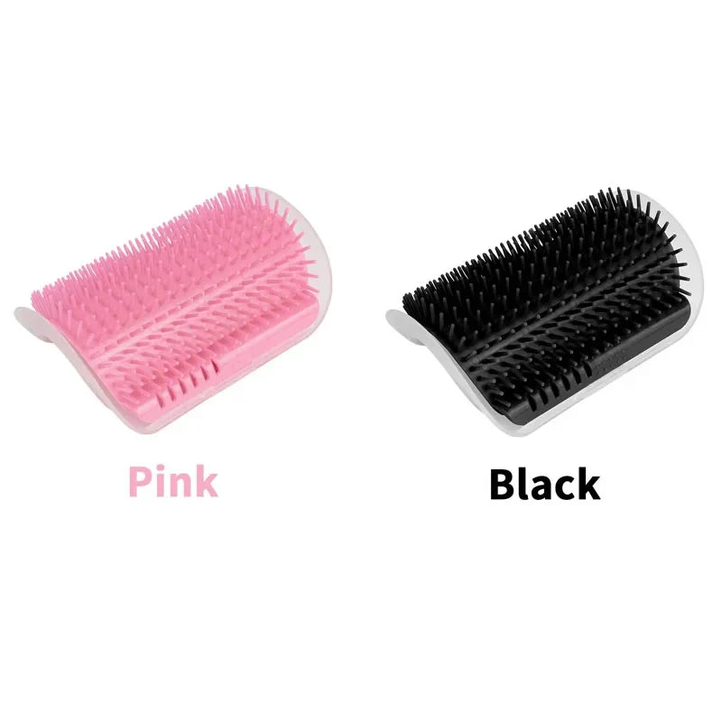 1-4Pcs Pet Cat Wall Corner Brush Comb Cat Playing Toy Massager With A Tickling Comb Soft Cat Self Groomer Pet Grooming Supplies