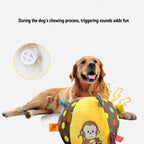 Plush Dog Vocal Toy Ball Funny Interactive Pet Toys with Bells Cleaning Tooth Chew Toy For Small Large Dogs Cats Puppy Products