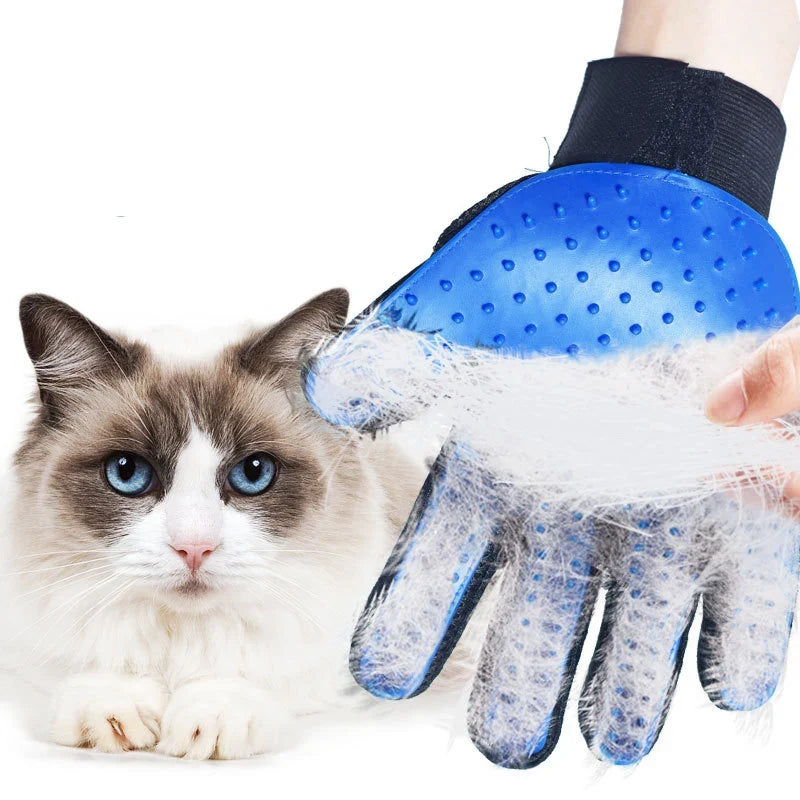 Cat Grooming Glove Pet Cat Comb Bathing Brush for Cats Hair Removal Massage Brush Soft Bristles Pet Grooming Cleaning Supplies