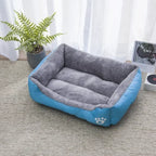 Large Square Nest S-3XL Pet Large Dog Bed for Small Medium Dogs Soft Fleece Nest Big Dog Sofa Bed Winter Warm Cat House for Pet