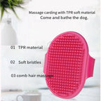 Pet Cleaning Brush Dog Cats Bath Soft Rubber Silicone Massage Gloves Comb Hair Remover Wash Grooming Cleaning Washing Supplies