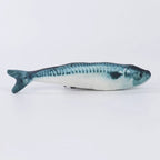 New Design Plush Fish Cat Toy Durable Bite-Resistant Interactive Toy Catnip Stuffed Pet Plaything
