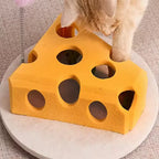 Interactive Cat Puzzle Plaything Puzzle Felt Box For Indoor Cats Kitten Mental Training Tools Hide And Seek Cat Agility Toys