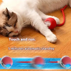 USB Rechargeable Interactive Cat Toys Balls Pets Smart Automatic Electric Rolling Ball for Kitty Tail Teasers with Catnip Gifts