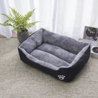 Large Square Nest S-3XL Pet Large Dog Bed for Small Medium Dogs Soft Fleece Nest Big Dog Sofa Bed Winter Warm Cat House for Pet