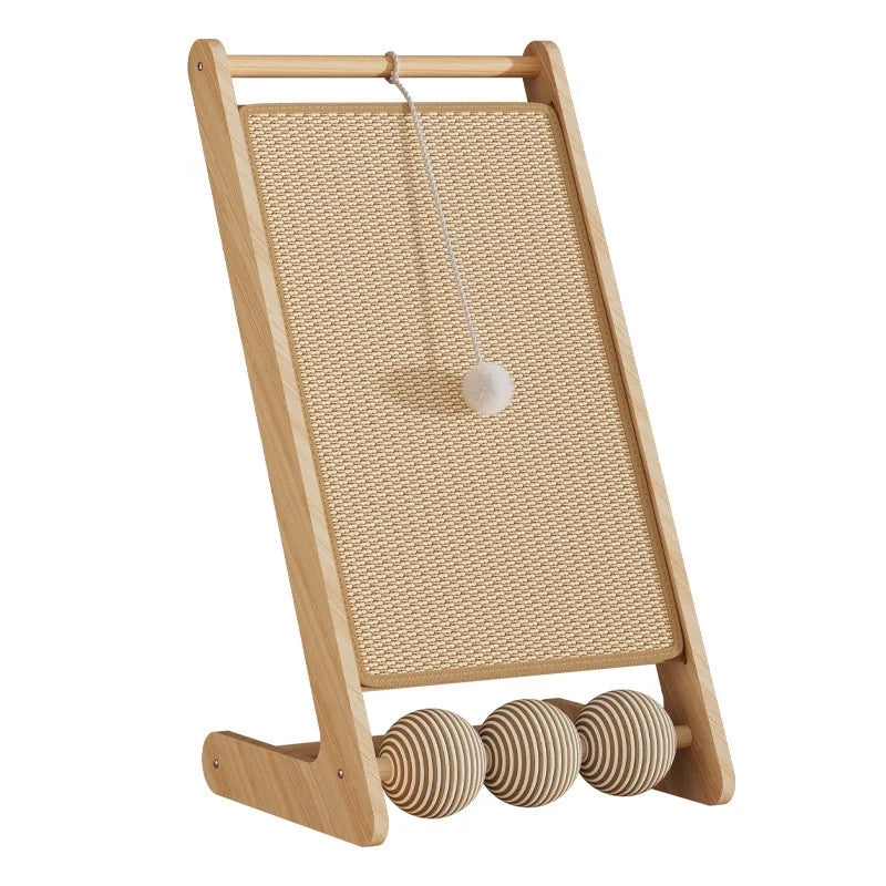 Vertical Sisal Cat Scratcher Durable Non Shedding Scratch Board Cat Toy Home Living Room Bedroom Office Cat Condo Cat Tree House