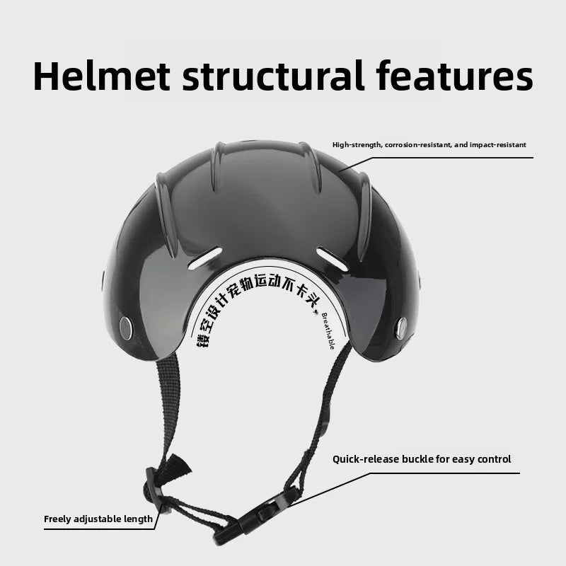 Pet Hard Hat Helmet for Cat Dog Headgear Pet Locomotive Hat Headgear Pet Toy Hat Pet Helmet for Football Games Safety Dog Caps