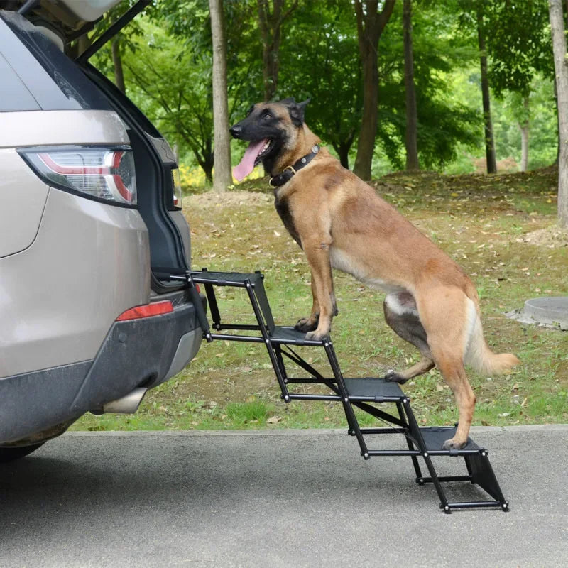 Pet Ladder Folding Dog Ladder Outdoor Car Dog Stair Bathing Rack Pet Car Pet Ladder