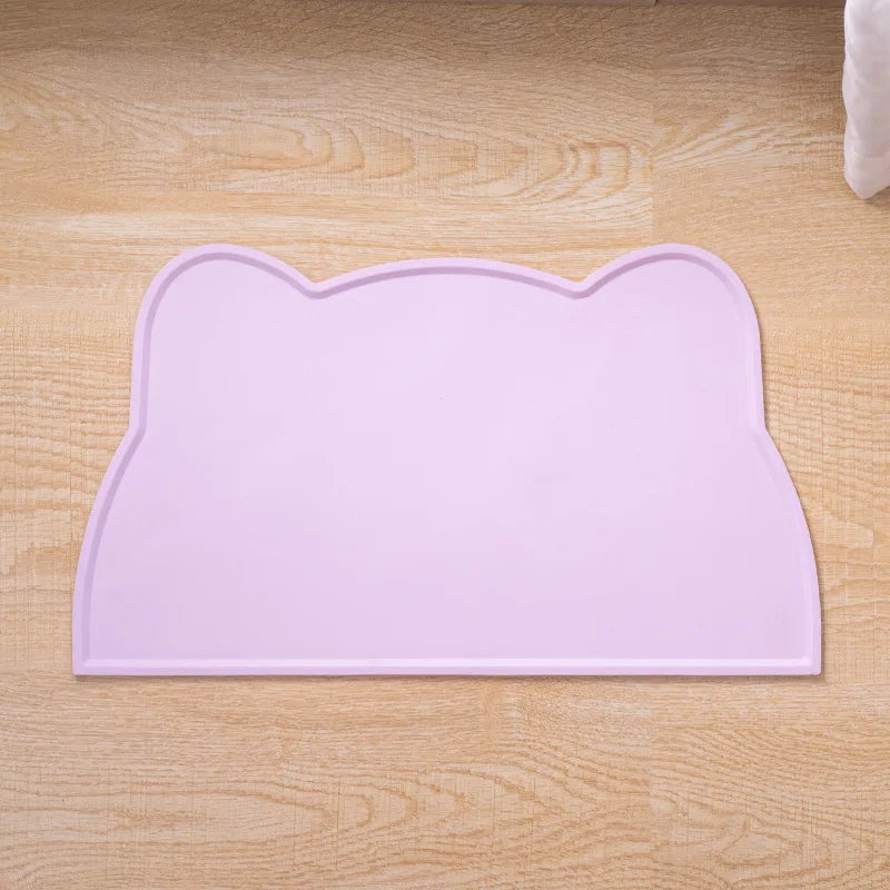 Dog Food Mat Non-Slip Leak Proof Pet Silicone Mat Food Bowl Pad Feeding Cushion for Cats Dogs Pet Accessories GDDM01