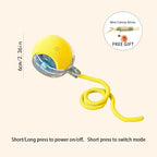 USB Rechargeable Interactive Cat Toys Balls Pets Smart Automatic Electric Rolling Ball for Kitty Tail Teasers with Catnip Gifts