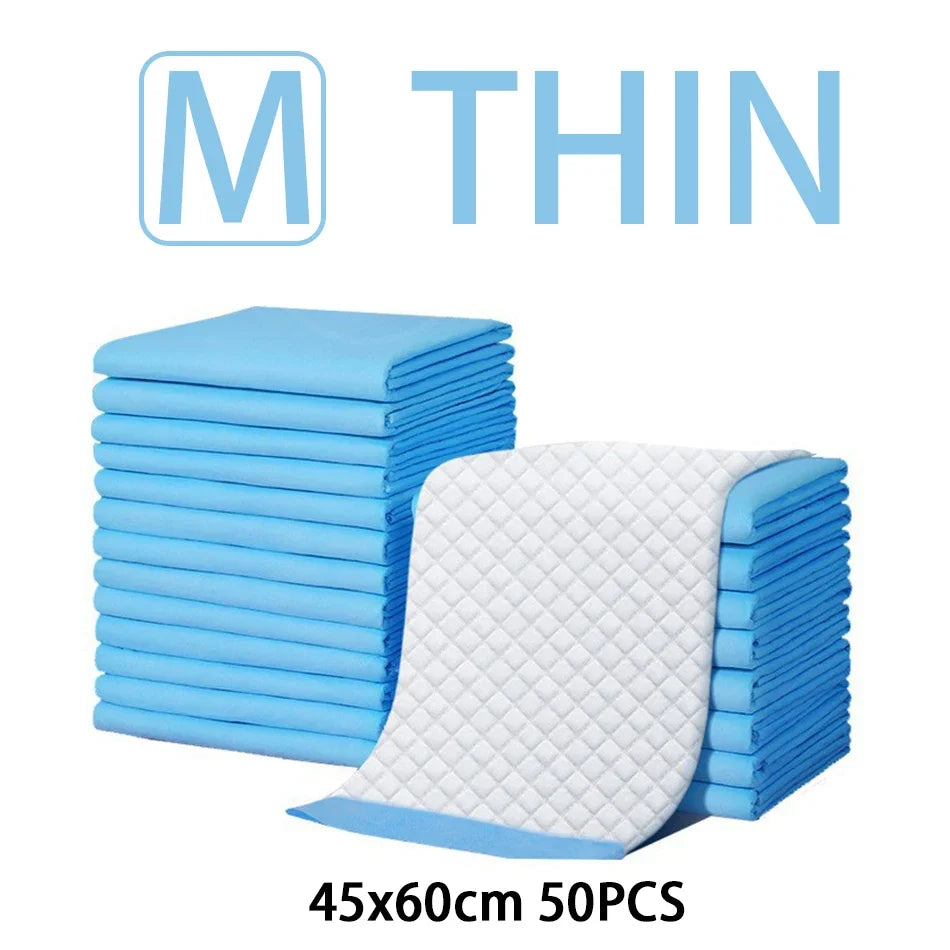 100/50/40/20PCS Absorbent Dogs Diapers Disposable Puppy Training Pee Pads Dry Clean Cushion Dog Supplies pañales para perros
