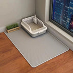 Cat Litter Mat Large Size Waterproof Toilet Cat Trapping Mat Non Slip Double Layer Cats Litter Box Pad Pet Product