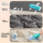 Double-Sided Waterproof Dog Bed Cover Pet Blanket Sofa Couch Furniture Protector For Dogs