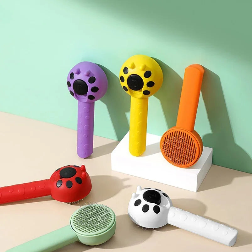 Pet Comb Cat Dog Brush Hair Removal Stainless Steel Needle Comb Hair Cleaning Beauty Skin Care Pet Dog Grooming Brushes Supplies