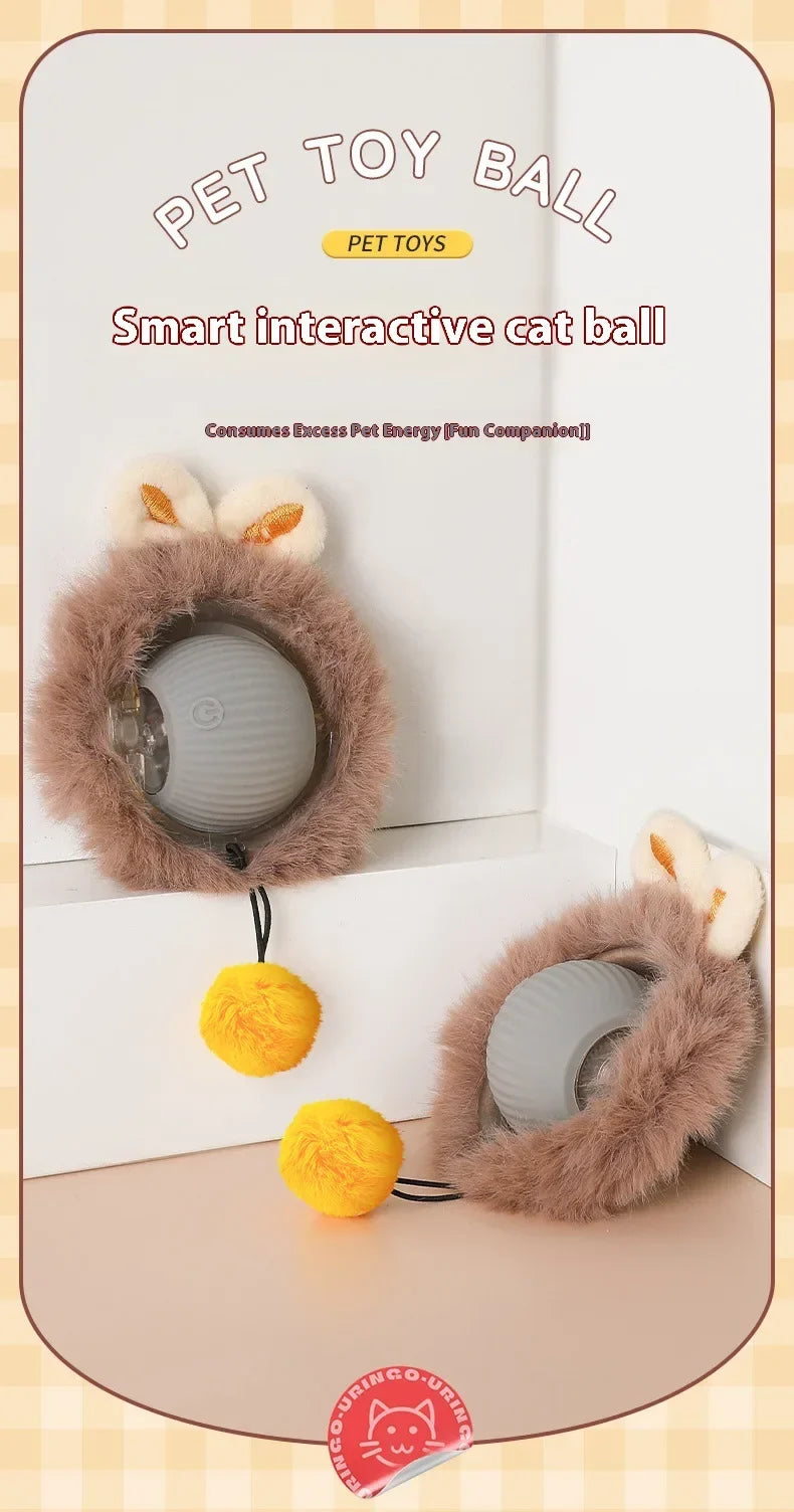 Automatic Rolling Ball Interactive Ball Cat Toys Pet Supplies Electric Dog and Cat Training To Imitate Rat Rechargeable Products