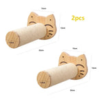 Wall Cat Climbing Shelves Cat Tree Tower Hammock Perches Ladder Solid Wood Steps for Cats Activity Indoor Pet Wall Furniture