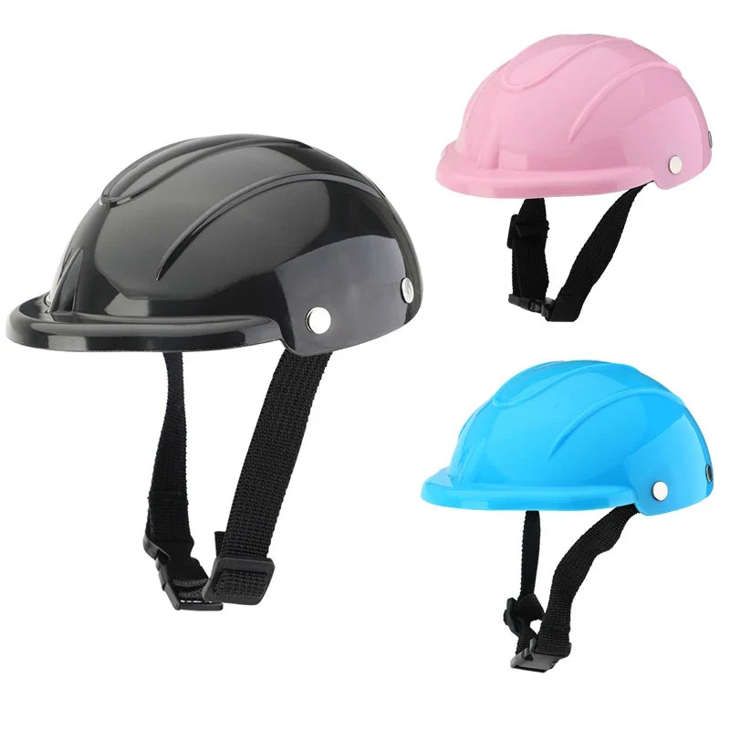Pet Hard Hat Helmet for Cat Dog Headgear Pet Locomotive Hat Headgear Pet Toy Hat Pet Helmet for Football Games Safety Dog Caps
