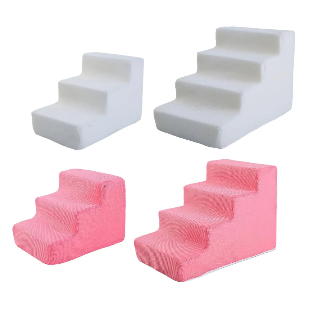 High Density Pet Steps Ladder, Cat Ramp Non Slip Dog Steps, Balanced Pet Steps for Sofa Small Dogs and Cats Couch High Beds