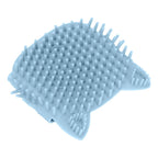 Cat Corner Self Groomer Soft Silicone Massage Cat Itch Board with Catnip for Cats Kittens Dogs Puppies Meditation Blue