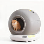 The self-cleaning cat litter box is equipped with control functions and supports 2.4G unlimited network connection,cat supplies