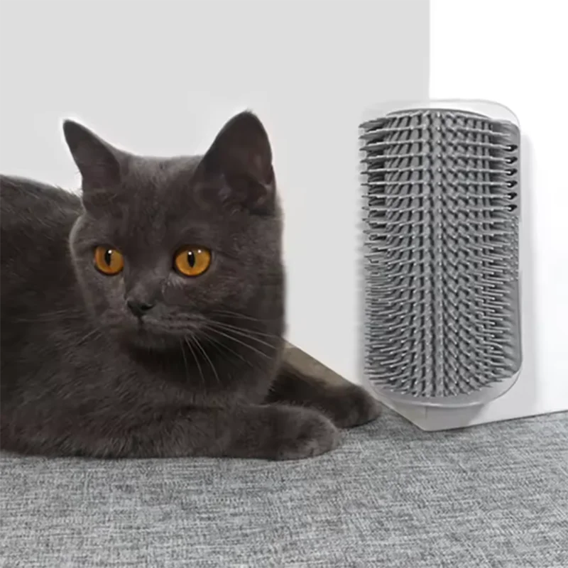 Cat Scratcher Massager for Cats Scratching Pets Brush Remove Hair Comb Grooming Table Dogs Kitten Care Royal Canin Accessories