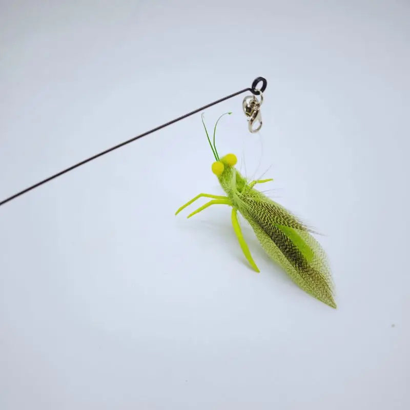 1pc/2pcs Artificial Spider Cat Toys Teasing Stick Replacement Head Toy Silicone Pet Toys Wand Accessories