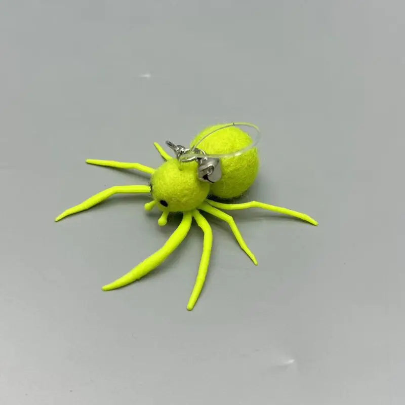 1pc/2pcs Artificial Spider Cat Toys Teasing Stick Replacement Head Toy Silicone Pet Toys Wand Accessories