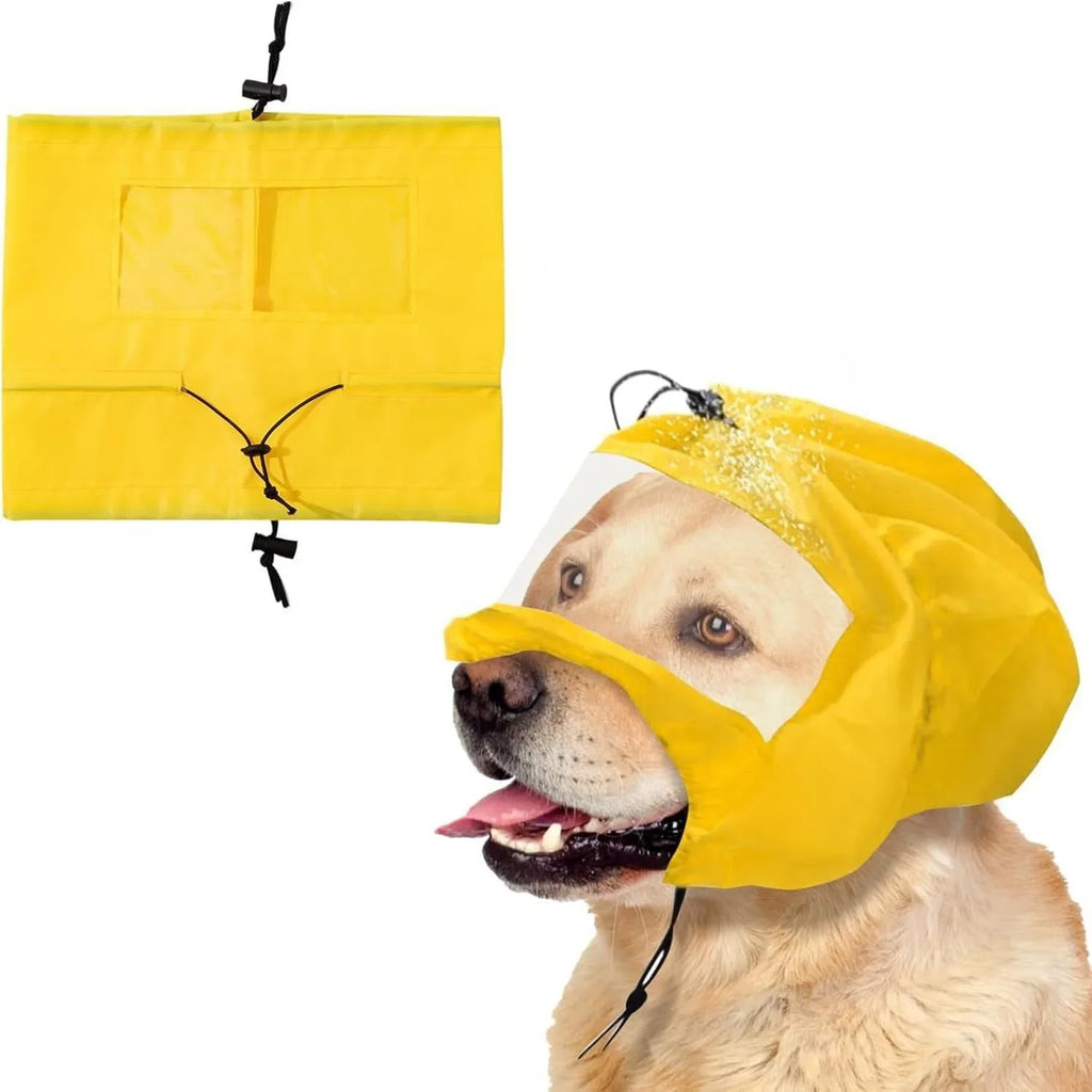 Dog Bathing Cap Waterproof Swimming Headgear Pet Ear Water-proof Head Cover Protective Earmuffs Adjustable Rope Small Medium Dog