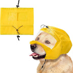 Dog Bathing Cap Waterproof Swimming Headgear Pet Ear Water-proof Head Cover Protective Earmuffs Adjustable Rope Small Medium Dog