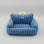 Warm Pet Sofa Bed – Cozy Cat Nest and Small Dog Sleeping Cushion