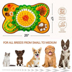 Large Snuffle Mat for Dogs Pet Interactive Training and Stress Relief Sniff  Feeding Mat Slow Feeder Dog Treat Mat Dog Toys