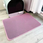 Cat Litter Mat Large Size Waterproof Toilet Cat Trapping Mat Non Slip Double Layer Cats Litter Box Pad Pet Product