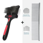 Double Sided Pet Brush Dog Cat Hair Fur Bristle Grooming Shedding Cleaning Massage Comb Styling Tool Dog Brush comb Pet Supplies