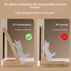 Vertical Sisal Cat Scratcher Durable Non Shedding Scratch Board Cat Toy Home Living Room Bedroom Office Cat Condo Cat Tree House