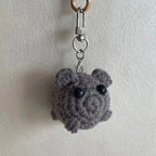 ZAKOL Sad Hamster Violin Song Plush Keychain Bag Charm Funny Cute 2024 Tiktok Key Ring Accessories Gift for Girlfriend