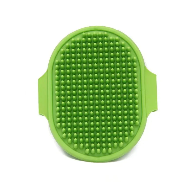 Silicone Pet Bath Brush Soft Rubber Dog Cat Massage Comb Hair Remover Puppy Kitten Grooming Washing Cleaning Supplies