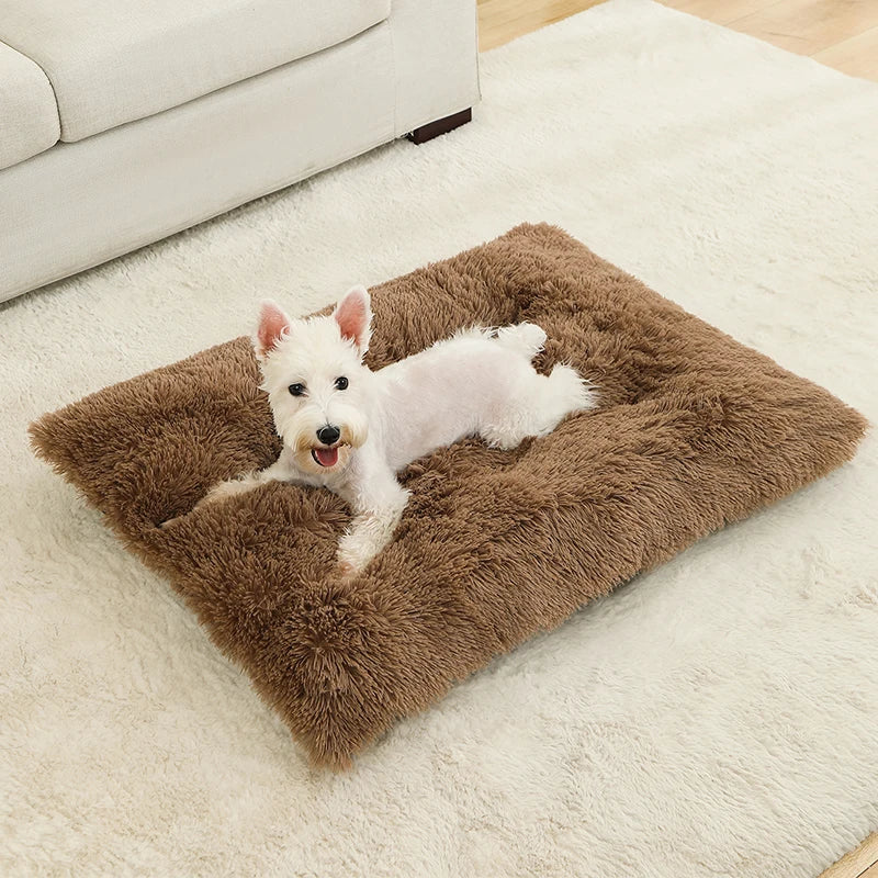 Soft Dog Beds House Soft Long Plush Best Pet Dog Bed For Dogs Basket Pet Products Cushion Cat Bed Cat Mat Animals Sleeping Sofa
